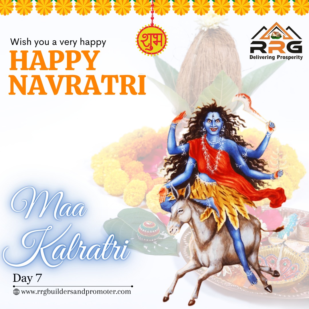 'Day 7: Kalratri - The radiant warrior goddess, illuminating the path with her fierce grace and unwavering strength.' . . #Kalratri #GoddessOfStrength #DivineWarrior #FearlessGoddess #FierceGrace #NightGoddess #ShaktiEmpowerment #EmbracingDarkness #ProtectiveGoddess