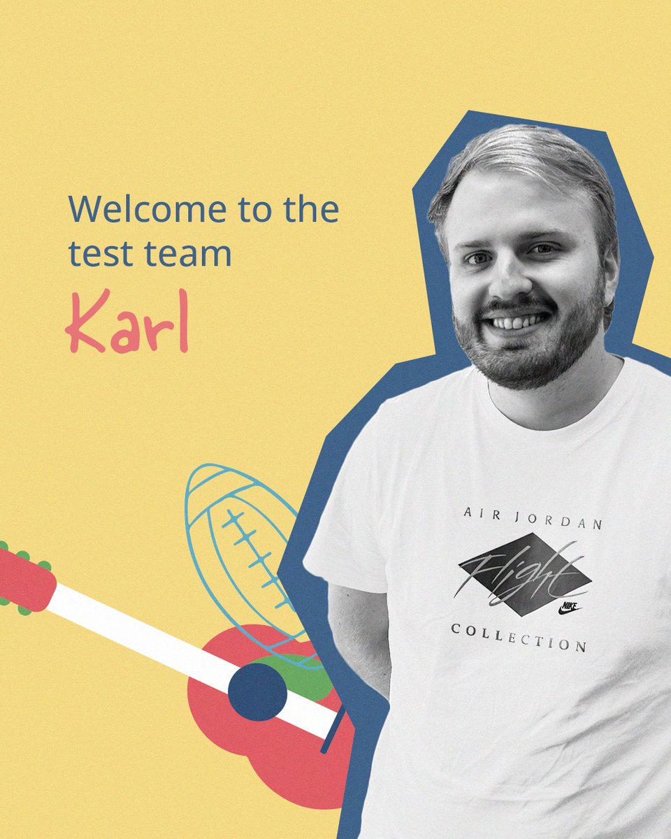 Conn3ctedTech's tweet photo. Welcome aboard Karl - our talented tester from the green lands of Ireland! 🍀
When he's not fixing bugs, you'll find him jamming on his guitar or kicking for the goal 🏉

#testerLife #team
#conn3ctedlife https://t.co/37iR52OuNz
