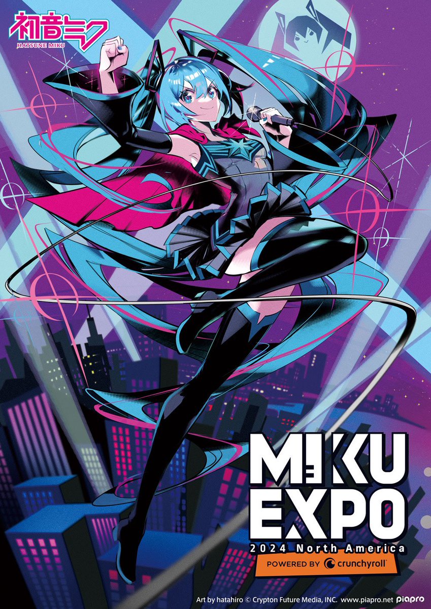 🌐#MIKUEXPO2024 North America🌐 Announcement regarding the Orlando show at Walt Disney Theatre on 5/2📢 Due to the capacity of people attending the show, Orlando show’s door time will be: -5:30pm VIP -6:30pm GA -8:00pm SHOW Sorry for the inconveniences. mikuexpo.com/na2024/
