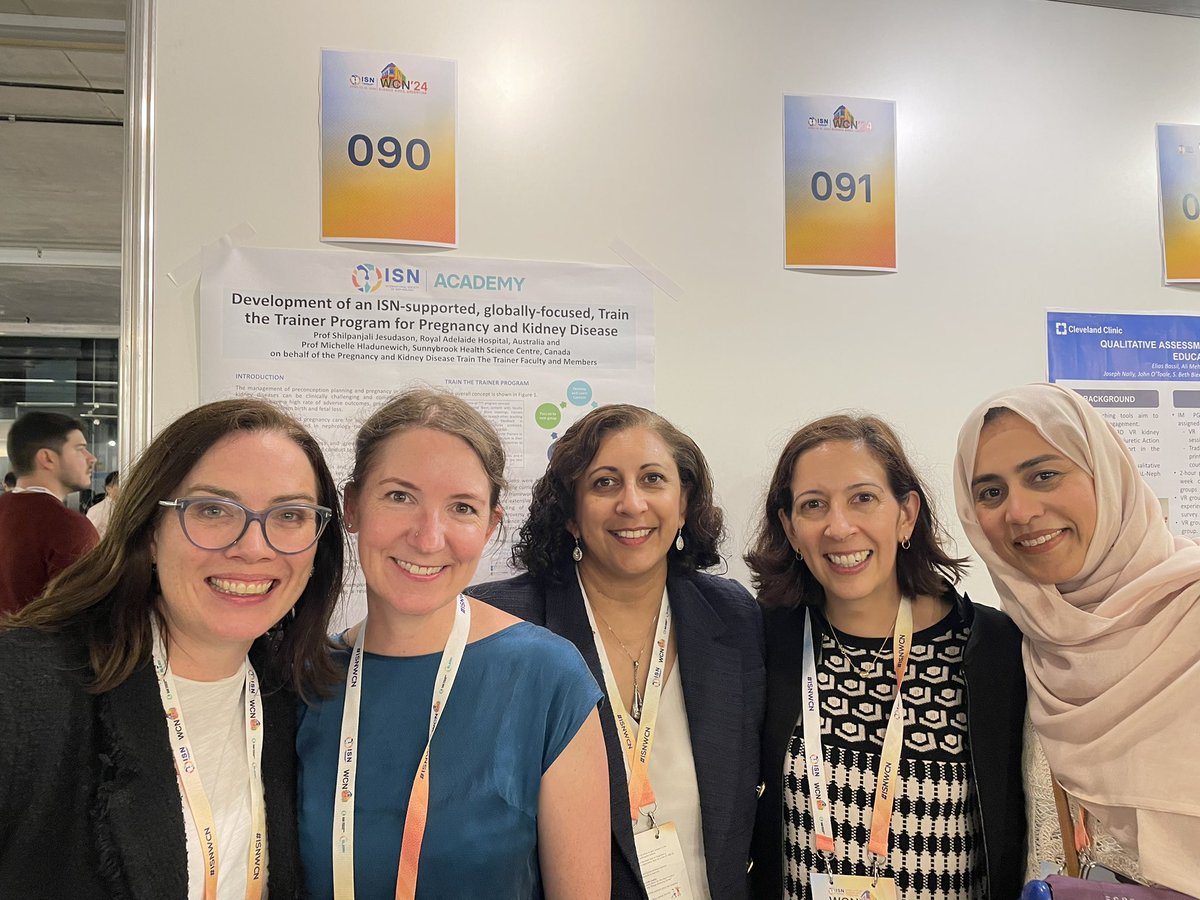 shilpa_jes's tweet photo. #ISNWCN day 2: our poster explains the evolution of the @ISNeducation supported Train the Trainer program for #kidneydisease and #pregnancy. Brings together people from many countries, sharing knowledge, building connections and an obstetric Nephrology network for the future https://t.co/wBowmt8mdm