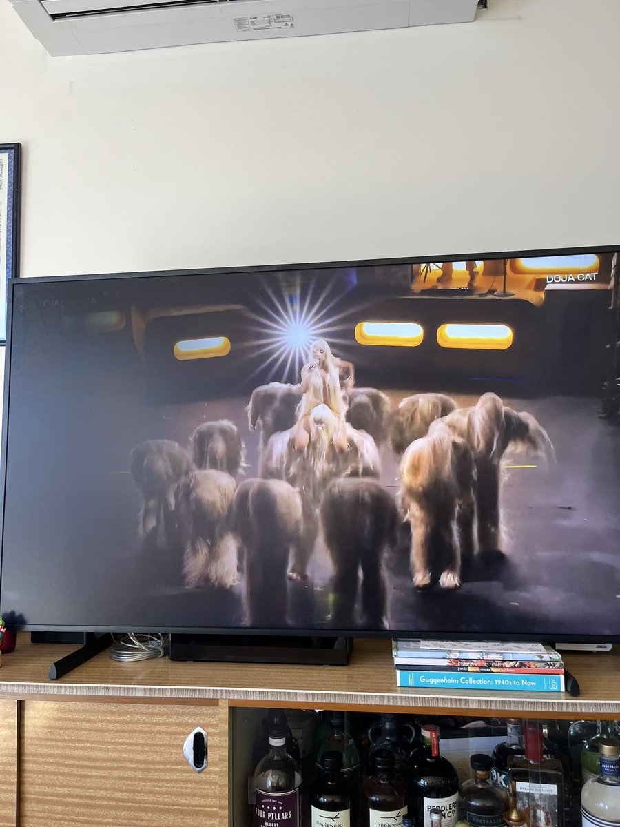 the global cryptid spotting community prob losing their minds over this mass yeti gathering at doja’s set #Coachella