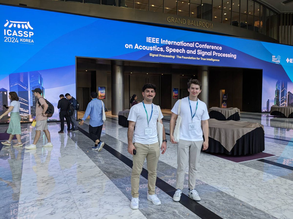 raghavian's tweet photo. Two of our papers will be presented at @ieeeICASSP. First time conference attendees @pedrambakh and @Sebeliassen will be presenting [1] and [2], respectively. 

#ICASSP2024 
[1] https://t.co/V6jQdBSXQ8
[2] https://t.co/p5BKSRjeC3 https://t.co/cgpjDb7ws5