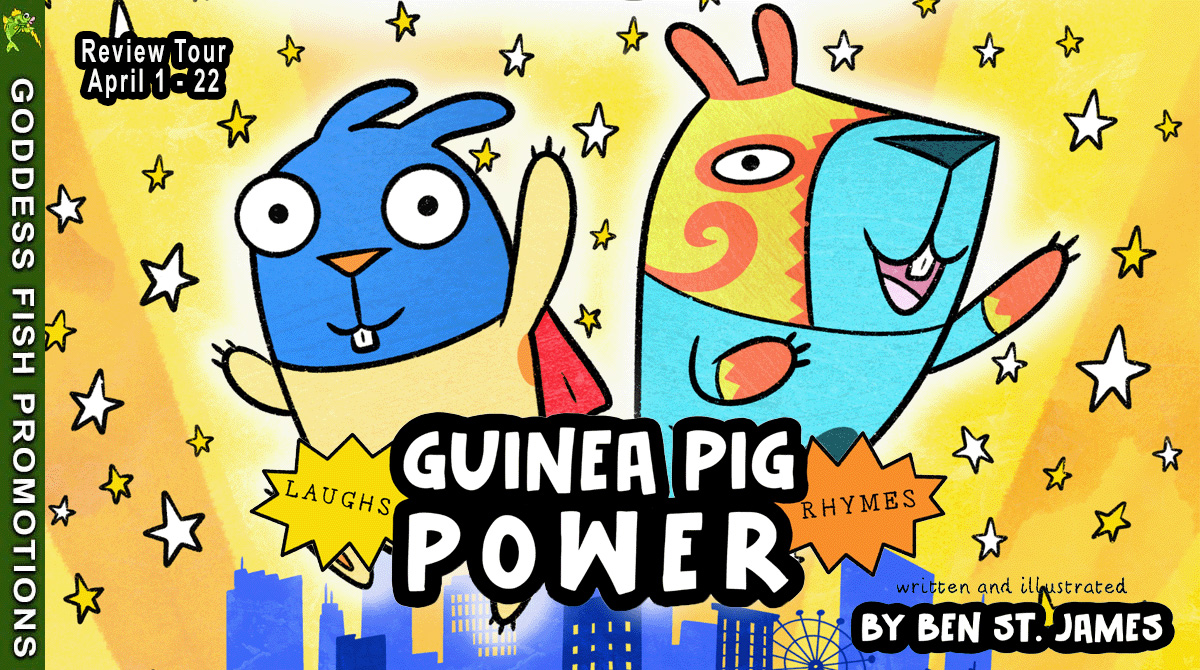 KidLit Review: Guinea Pig Power by Ben St. James
Tour by @GoddessFish
wp.me/pcesgx-nmq

#kidlit #childrensfiction #bookreview #giveaway #books #bookblogger #coverreveal #blogger #blogging #bloggingcommunity #bookish #booktwt
