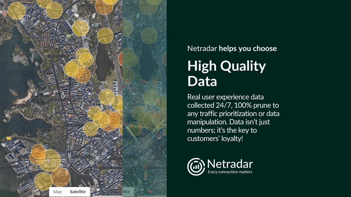 Elevate your #network performance monitoring with high-quality #data solutions from #Netradar. Experience accurate #analytics for informed decision-making. Don’t miss our #webinar on April 18th, register free on Netradar.com/webinar #connectivity #technology #telecom #AI