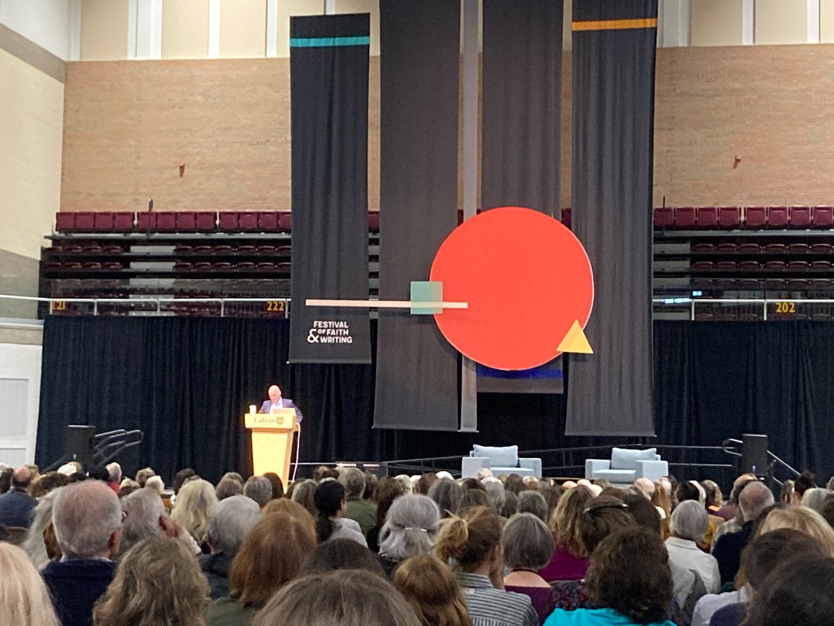 What a conclusion to the Festival of Faith and Writing last night: Anthony Doerr delivered the best lecture I’ve heard in a long time, arguing that similes are necessary for the future survival of humankind. Absolutely stunning. #FFWgr