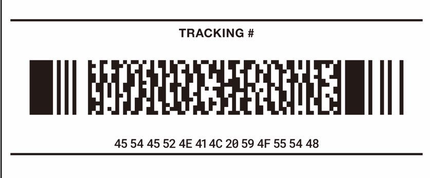 And I mean if you want to get into the barcode detail a bit more 1) unfocus your eyes to see it spell “monochrome” and 2) there are 3 same sized lines on the left side, and 4 on the right = 7 The 3 are closer together and the 4 on the right seem to be in 1, 2, 1 pattern 🤔🤷‍♀️