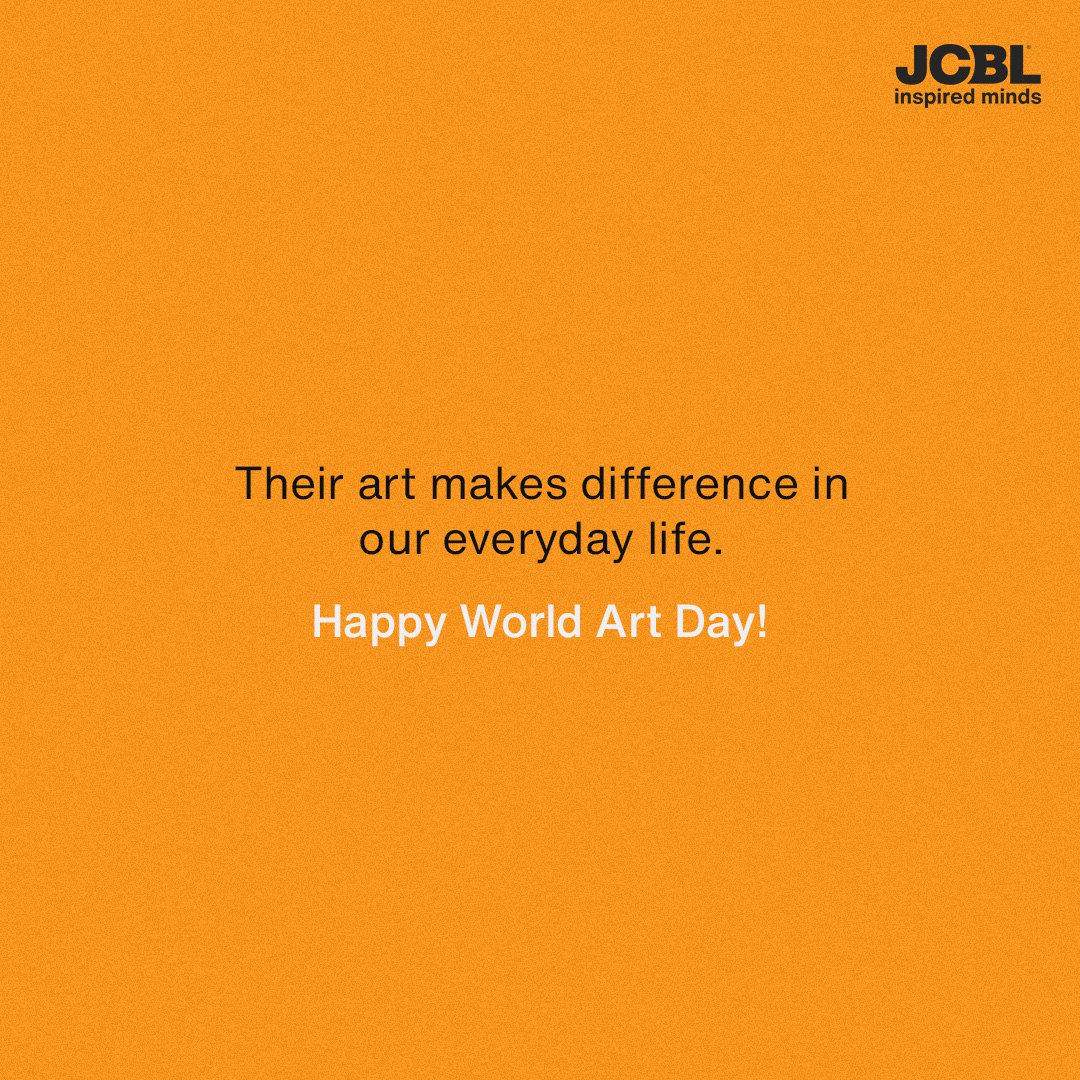 Workplace artists are unsung and true, their small acts get you through! 

#WorldArtDay #InspiredMinds #JCBLGroup