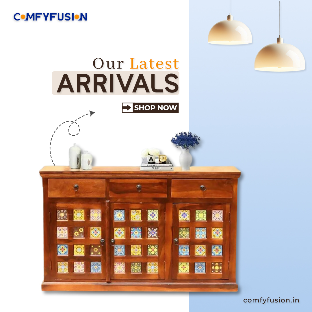 Our latest cabinet arrival at Comfyfusion is here to elevate your space with style and functionality. Explore our newest addition and discover the perfect blend of comfort and fusion. 
.
.
.
.
#Comfyfusion #NewArrival #HomeDecor #InteriorDesign #FurnitureFinds