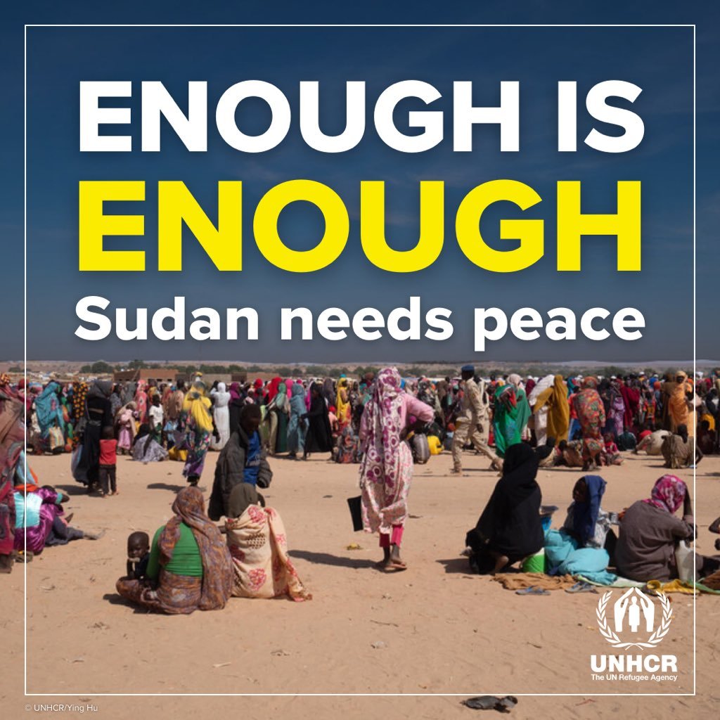 1 year of fighting. Countless tragedies. +8.6 million people displaced. Unimaginable human suffering. The war in Sudan is still going on. The world must not look away. #KeepEyesOnSudan