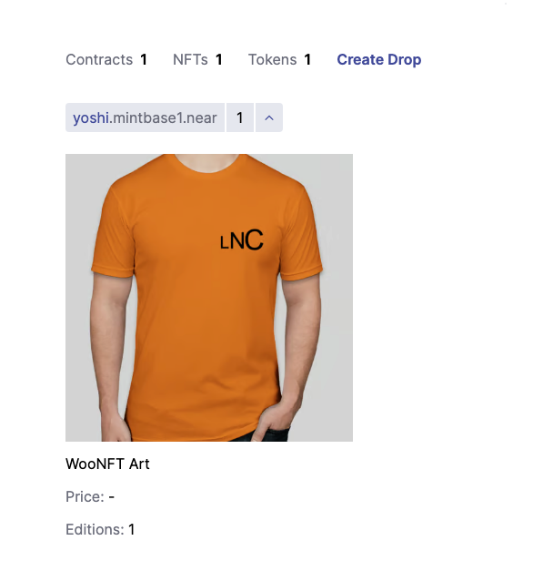tuthy1019's tweet photo. I just got my first @WooCommerce NFT via @mintbasewallet at @woonft_art online store during @LearnNear Redeem https://t.co/5kjejD77Hy