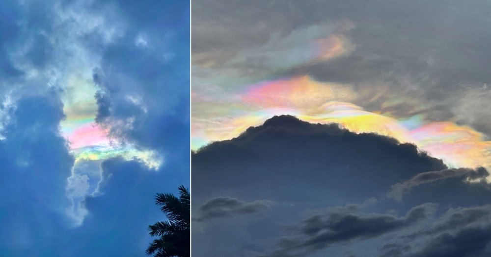 Strange rainbow appears in S'pore sky. What is it? bit.ly/4419kJt