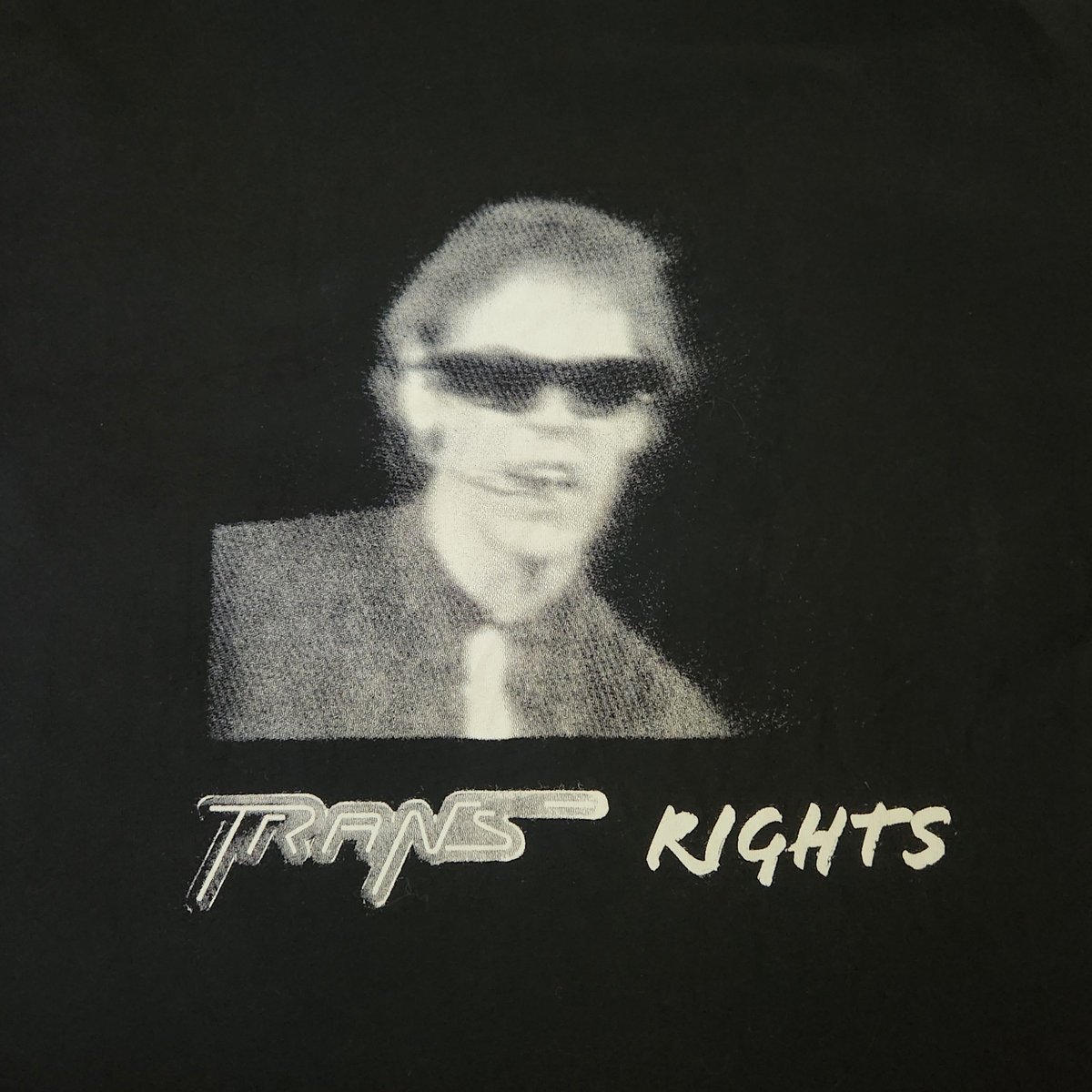 there are seven of these trans rights shirts left in the world and i will not be making more probably