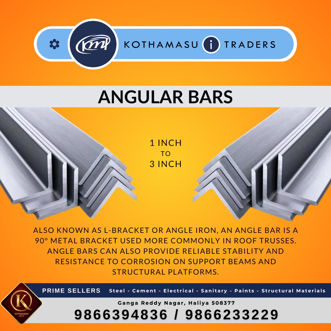 Kothamasuitrade's tweet image. #angularbars #lbracket #ironpipe #mspipes #fabrication #essentials #ironworks #available at @Kothamasuitrade #Prime #sellers in #steel #cement #electrical #sanitary #paints #structuralmaterial one stop #shopping for all #construction #materials #dreamhome #bestprice #trending