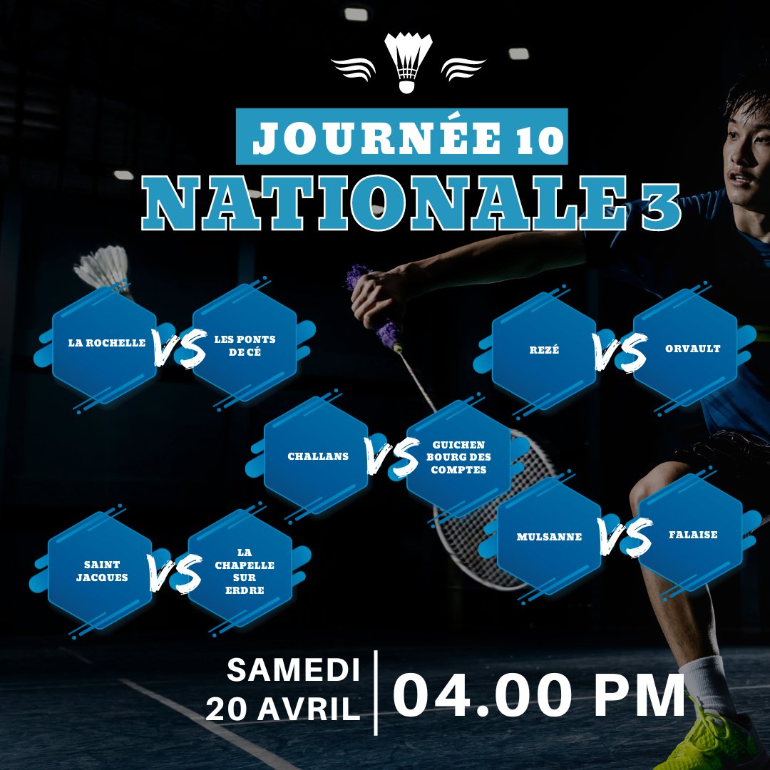 #badminton #interclubs #top12 #national #ffbad
