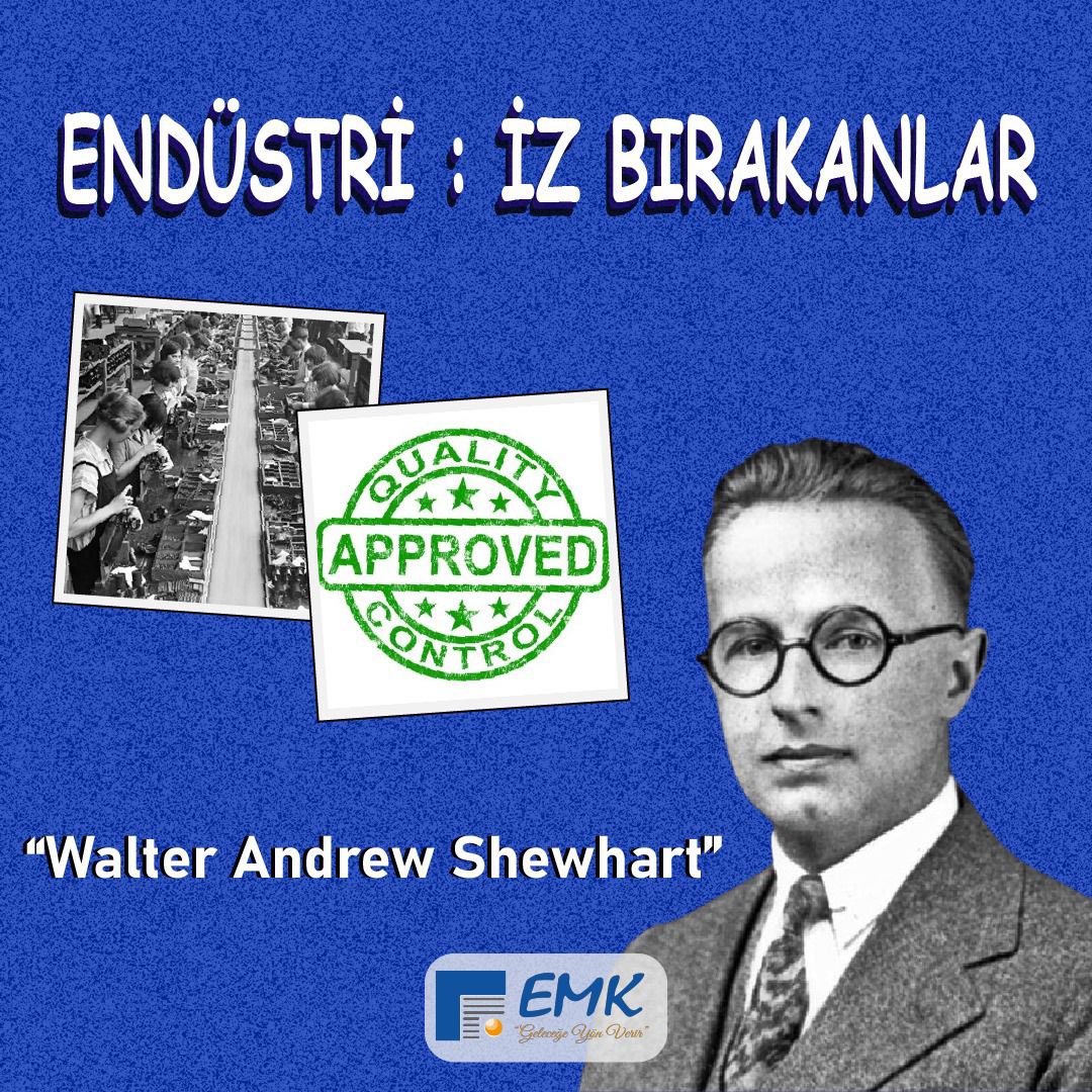 sakaryaemk's tweet photo. "Endüstri : İz Bırakanlar" serimizde bu ay sizler için Walter Andrew Shewhart’ın hayatını derledik. Keyifli okumalar dileriz.✨
1/2 https://t.co/lGolkiE0Cd