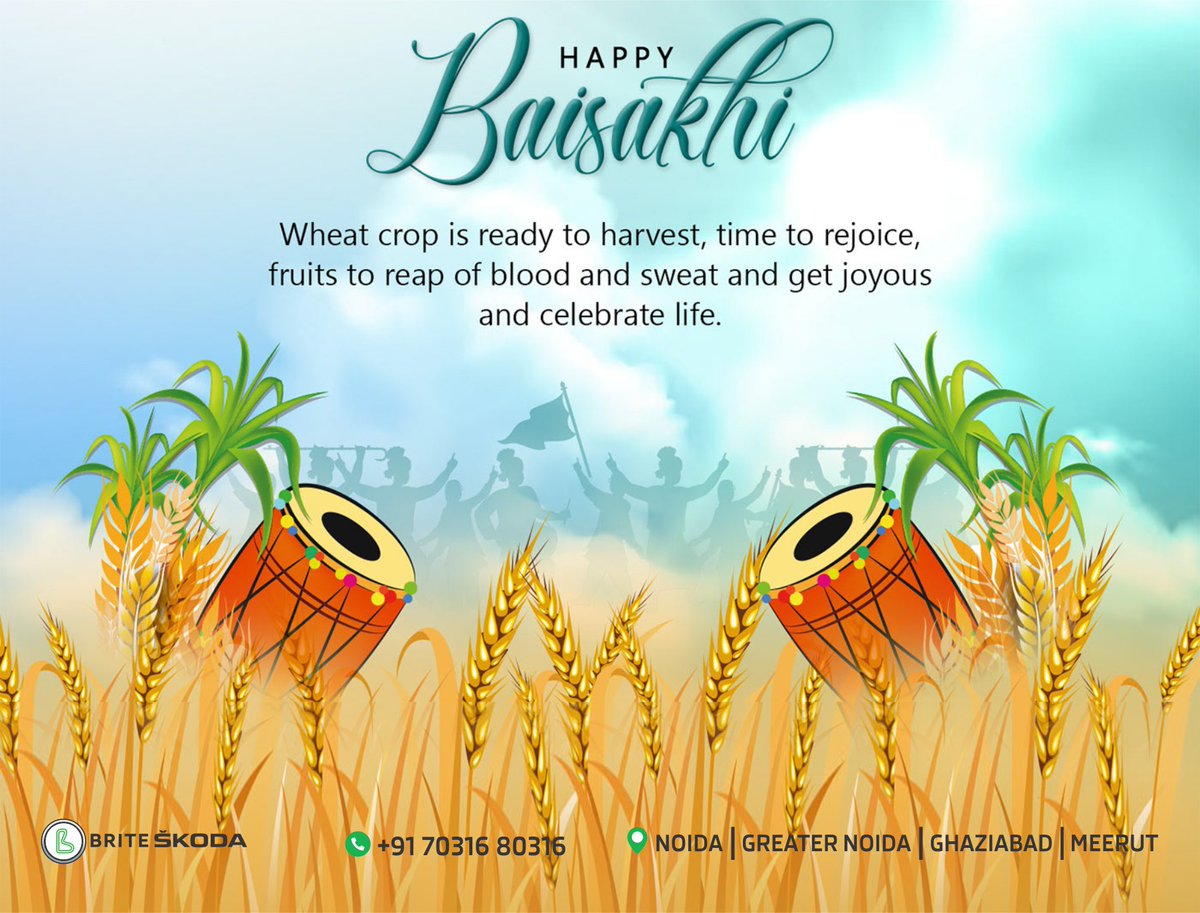 Brite Škoda Wishes You a Happy Baisakhi.
#BriteSkoda #skodadealer #SkodaIndia #Baisakhi #HappyBaisakhi