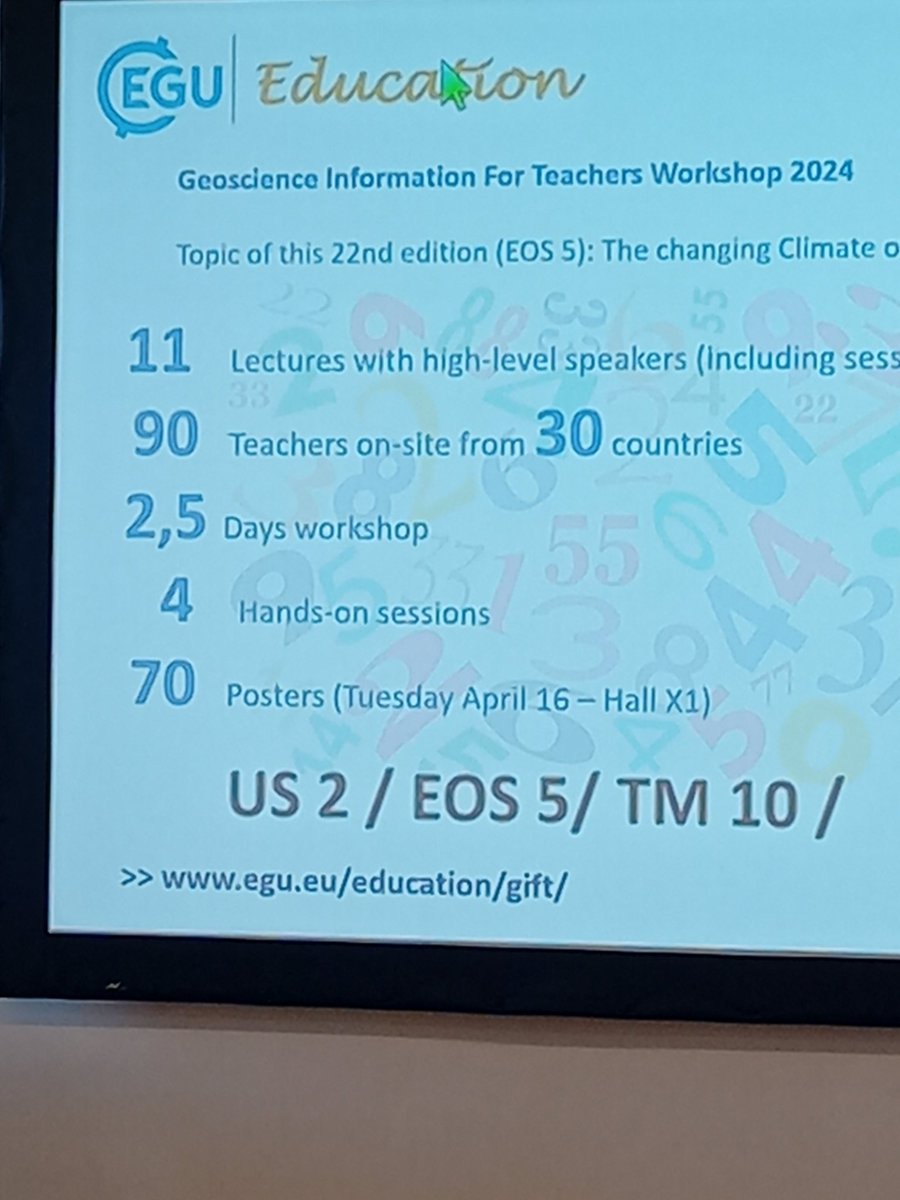 So lucky to be back in #Vienna supporting teacher #CPD #geoscience #GIFT24 #EGU24 Impressive work by #educationcommittee @EuroGeosciences