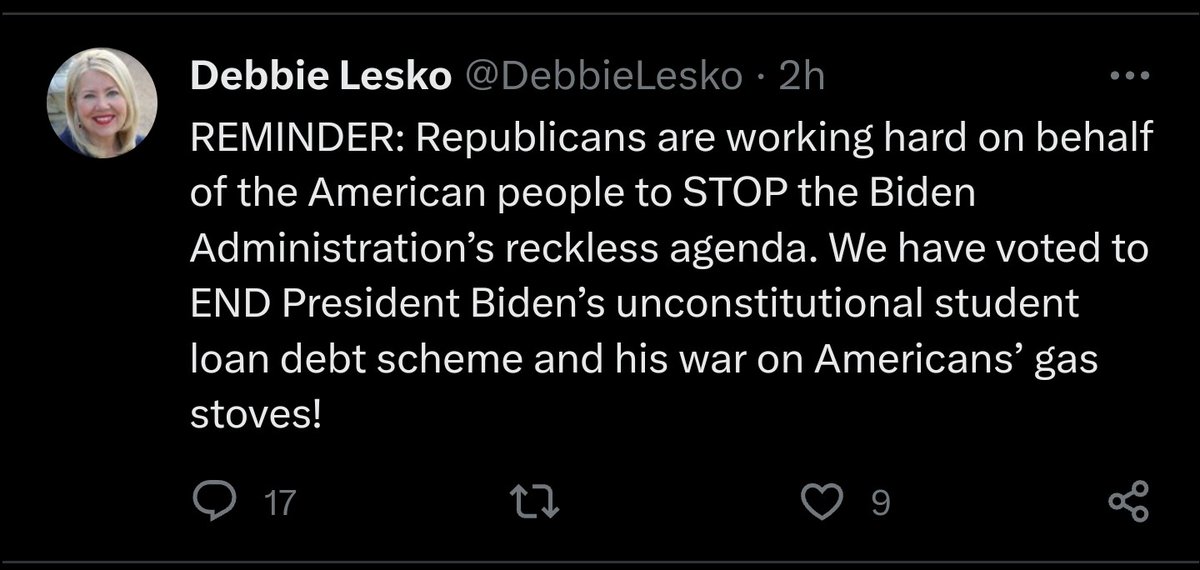 Debbie Lesko made the news last week when she called in sick to a vote on a FISA amendment that Trump wanted passed which failed by one vote. MAGA was not amused. She will be back this week however, to continue the brave fight against the war on gas stoves. The fact Southwest…