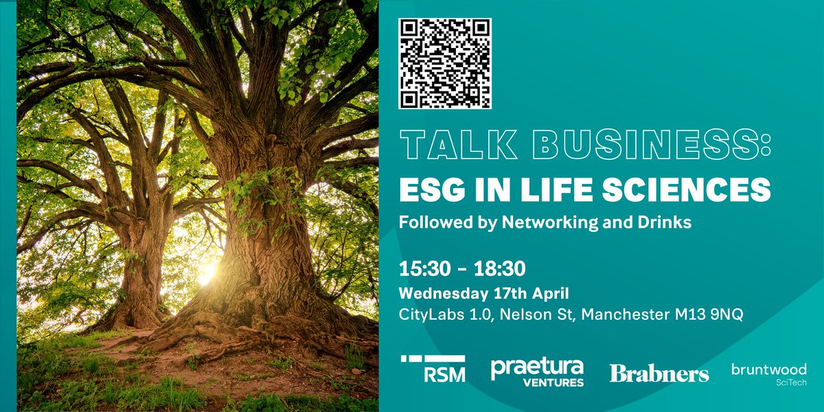 🔔THIS WEDNESDAY🔔 Engage in a deep dive into ESG within the Life Sciences sector! 🌱💼 Unlock valuable insights from industry leaders and connect with peers 🥂 👉 Secure your spot now: bit.ly/4aUdCob #ESG #LifeSciences #Sustainability #BusinessTalks