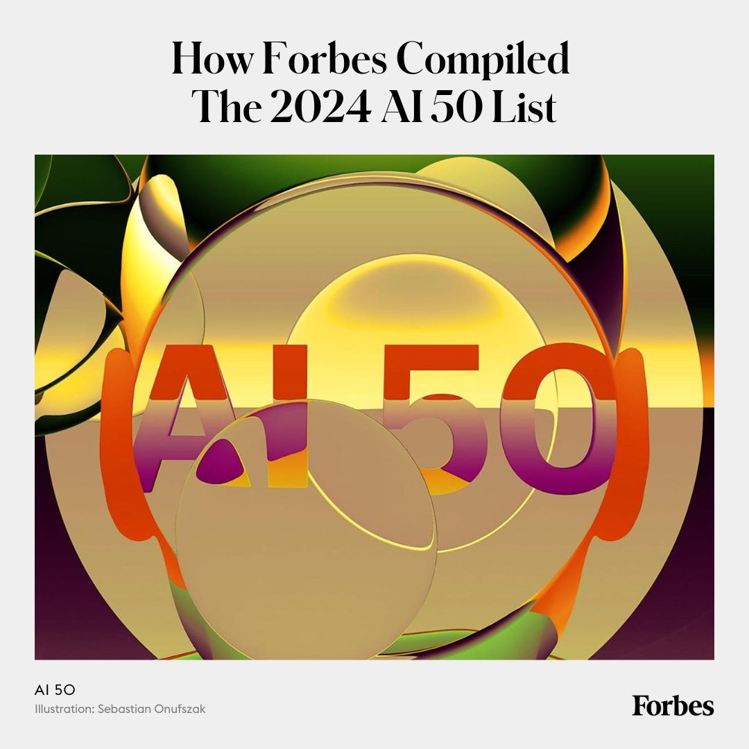 This year, Forbes received 1,932 submissions — more than double last year’s tally of 796 — making a spot on the AI 50 far more competitive than it has ever been. Exactly how did we compile this year's #ForbesAI50 list? Here's the breakdown: trib.al/DQGmTGX