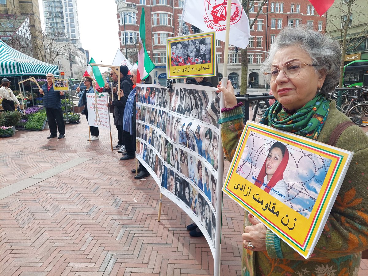 4-#Malmö, #Sweden—April 13, 2024: Freedom-loving Iranians and #MEK supporters organized a rally to support the #IranRevolution. #Iran #NoImpunity4Mullahs #IranRegimeChange #FreeIran2024