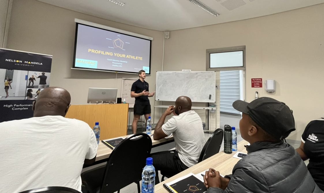 Siyaphakama and African Bombers coaches came together for an insightful HPC workshop at Nelson Mandela University recently. Here's to continuous learning and growth! #Siyaphakama #WorkshopDay