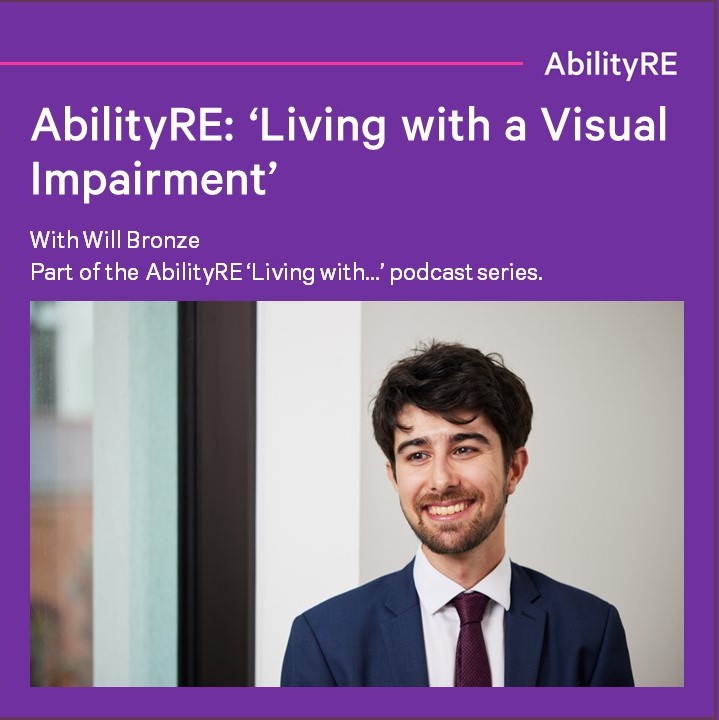 Our latest podcast has landed!   
Listen to the incredible Will Bronze, Senior Surveyor at Gerald Eve, sharing his lived experience of visual impairment and tells us some things he wishes we all knew...
wix.to/OlYXqVe
