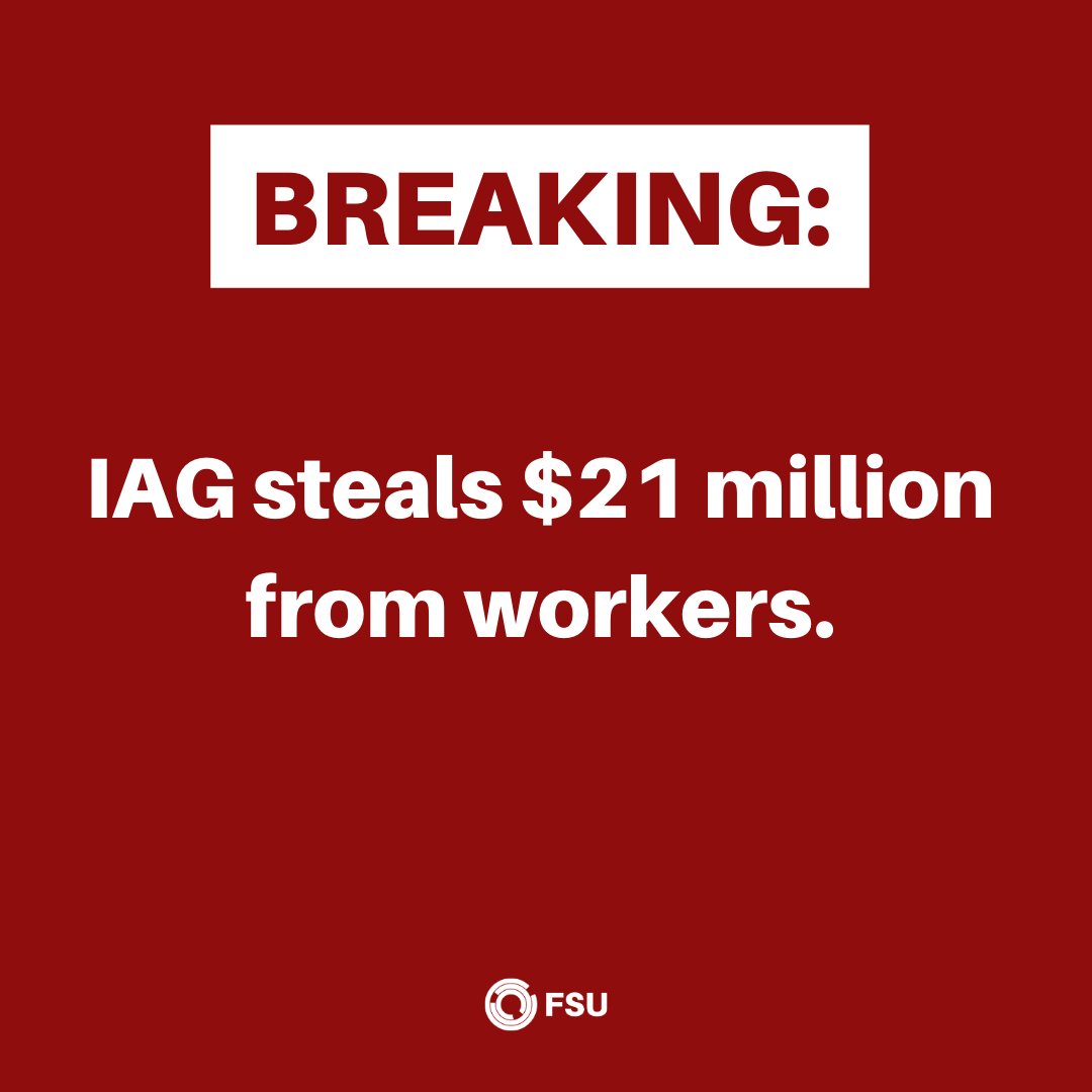 IAG was caught red-handed committing wage theft, cheating workers out of a staggering $21 million. Thanks to the FSU's assistance, the Fair Work Ombudsman uncovered IAG's deceitful practices.