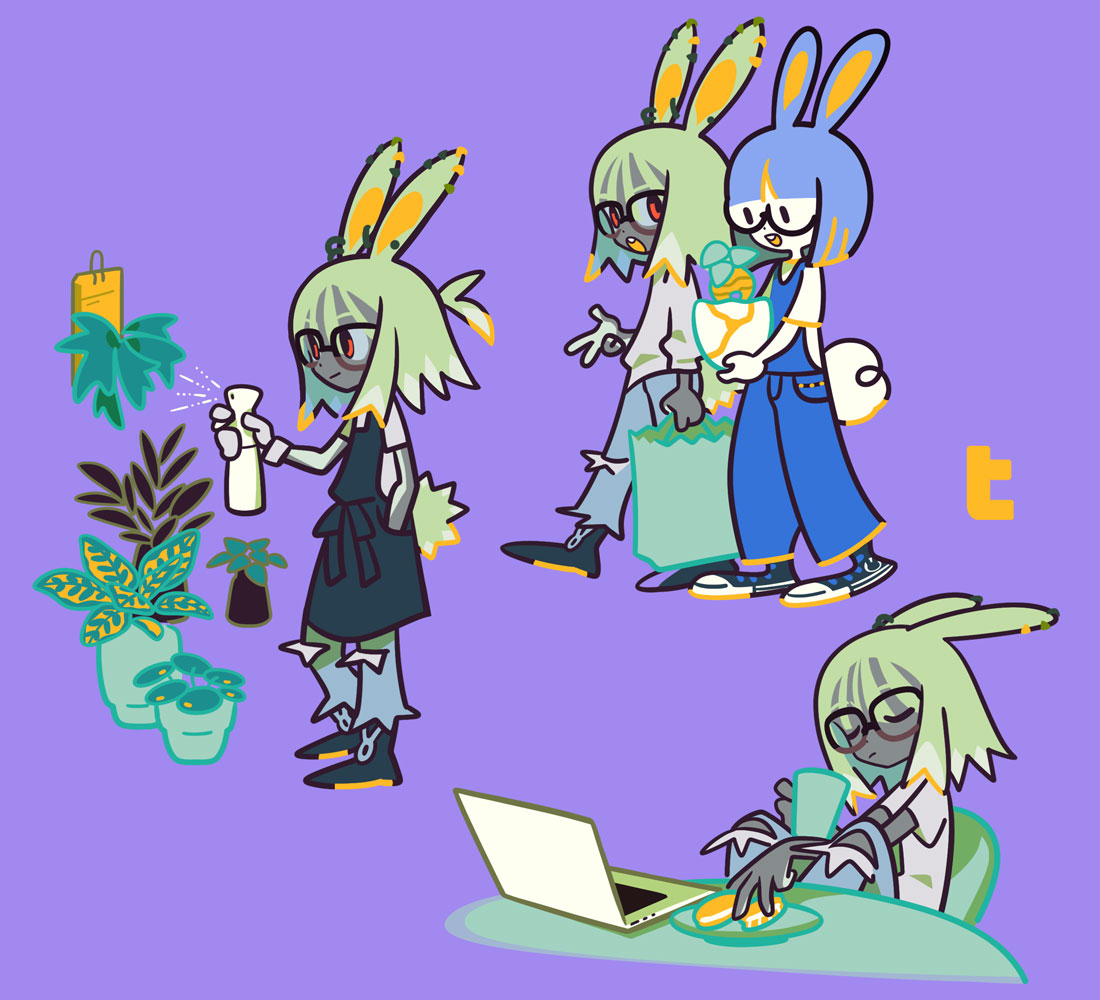 _take_oekaki's tweet photo. 🐰🪴 https://t.co/Ci1GI5V6Gx