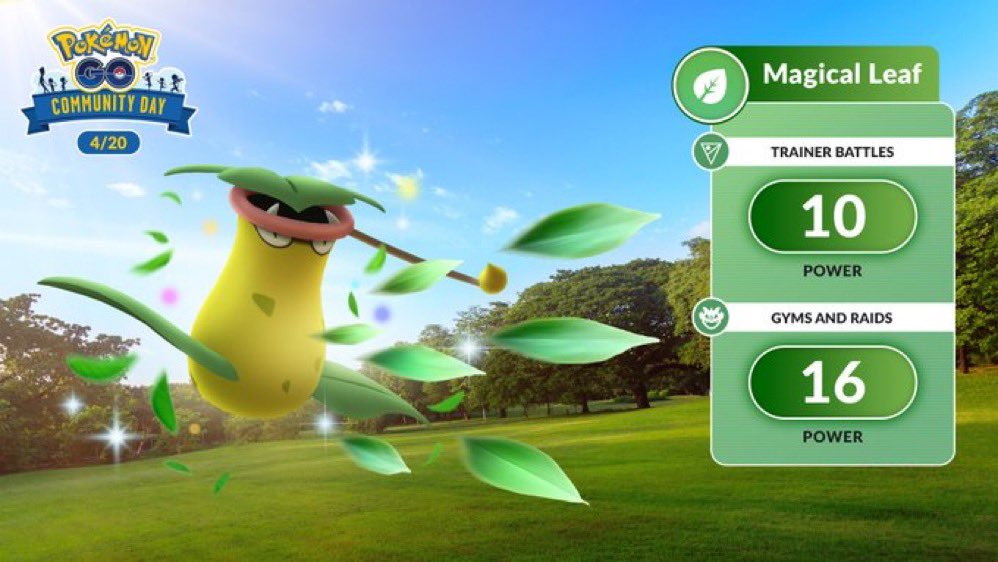 Imagen promocional de Victreebel usando Hoja Mágica.