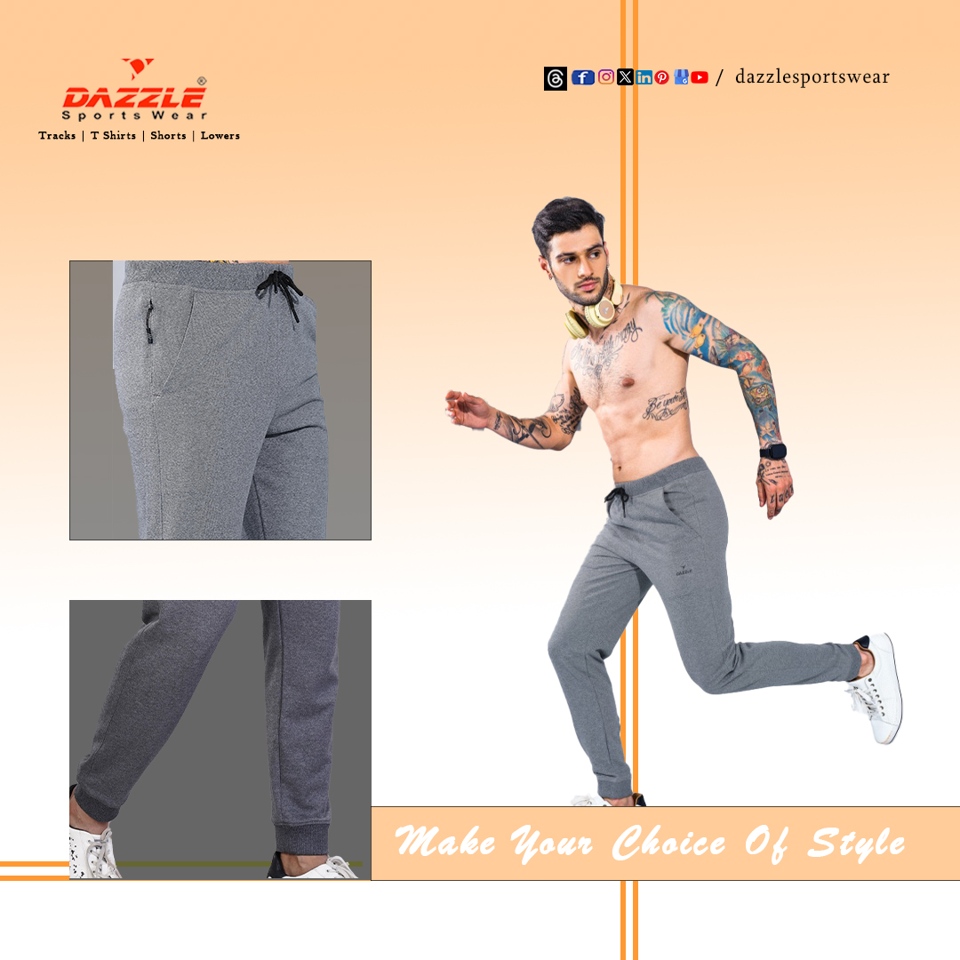 Make your choice of style and comfort with 𝗖𝗼𝘁𝘁𝗼𝗻 𝗝𝗼𝗴𝗴𝗲𝗿𝘀. #DazzleSportsWear #CottonJoggers #summeroutfit #ActiveWear #onlineshopping #MondayMotivaton #IPL2024 #StayHydrated