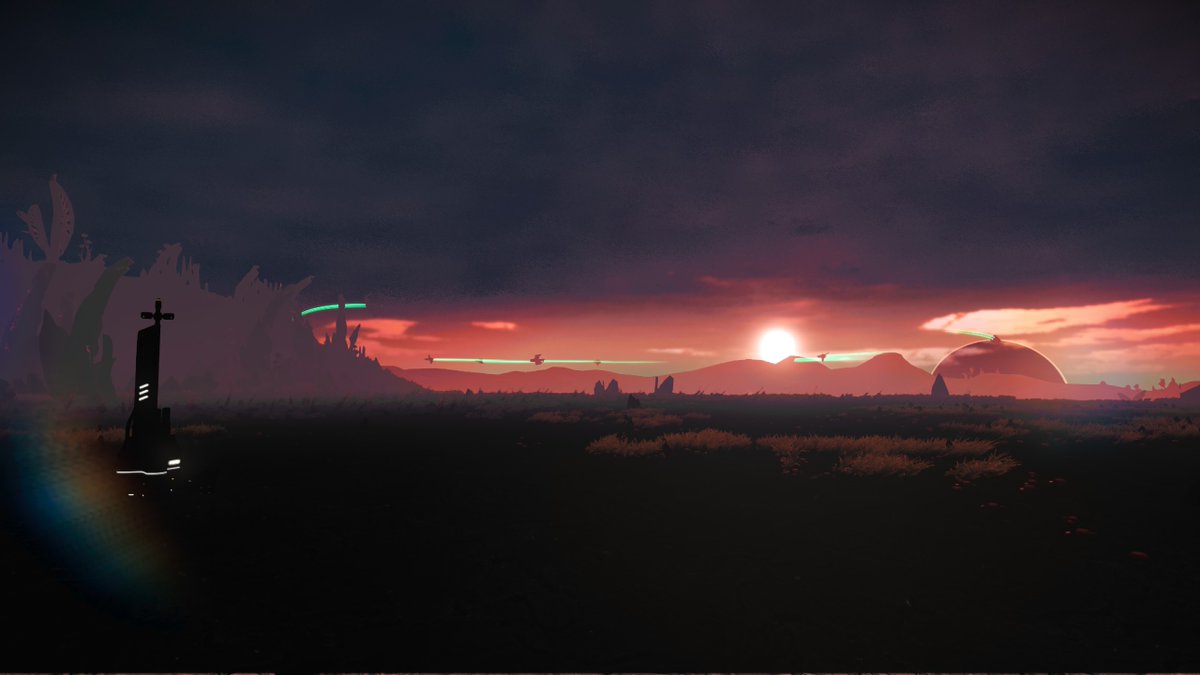 fuchsiebabe's tweet photo. 4 random shots taken in 15 seconds. #NoMansSky #NoMansSkyOrbital #VirtualPhotography https://t.co/2zGmB82VK4