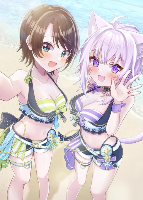 #気温が高いので気が早いが水着絵が見たい 