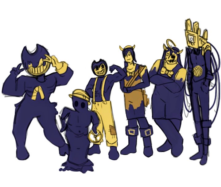 ZenaBro2's tweet photo. #Batim #BENDY #NormanPolk #Bendy_and_the_ink_machine #art #TheProjectionist #SammyLawrence #InkDemon #SusieCampbell #Allison #JackFain https://t.co/ZicfcfRzOl