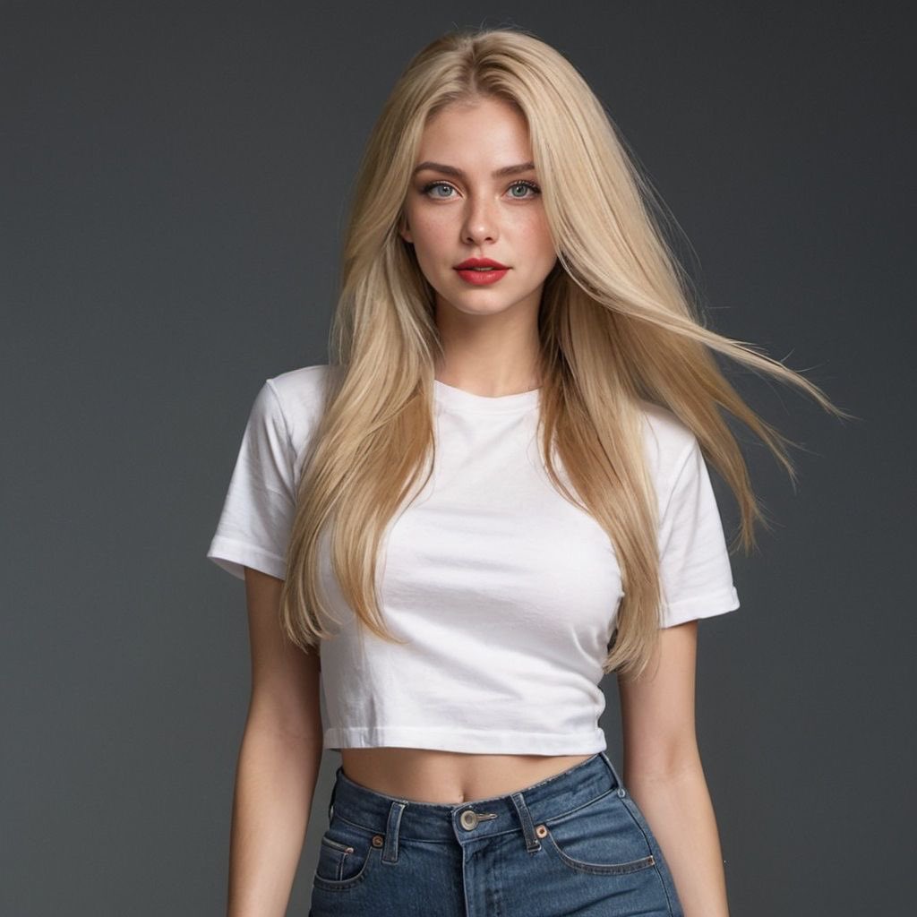 AvaBinotto's tweet photo. Red lips 💋white shirt, blue jeans. That’s my style. 💕
.
.
#girl #luxury #model #shopping #fitness #fashion #lifestyle #photography #style #blonde #likes #photo #makeup #hairstyle #coffee #photoshoot  #avattitude #avabinotto #bluejeans #blue #redlips #music #red #white #croptop https://t.co/T6Dg0brl5S