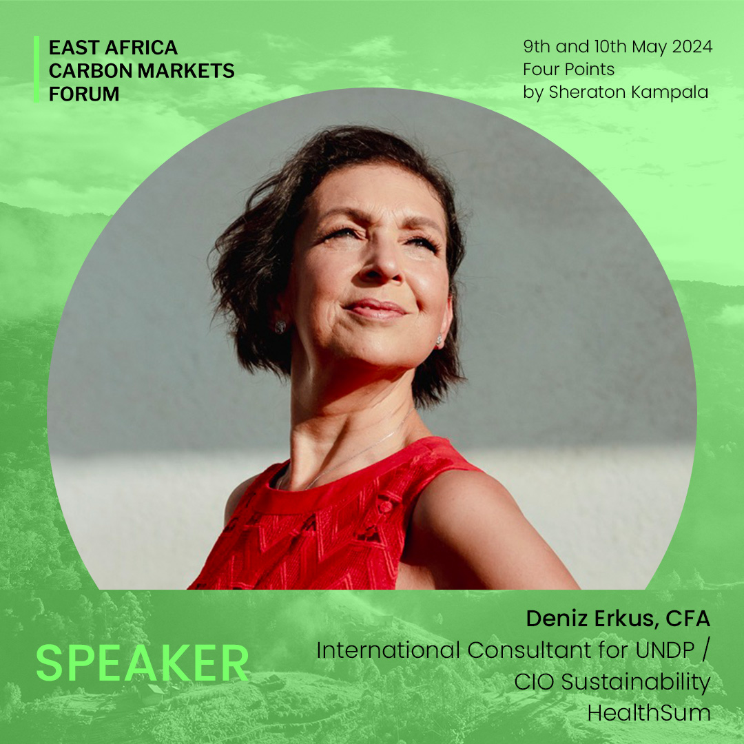 Spotlight on @DenizErkusCFA International Consultant for @UNDP, CIO Sustainability at HealthSum.
Deniz advocates for African countries to forge a collaborative carbon trade market. Don't miss her insights at the upcoming #EastAfricaCarbonMarketsForum 
#EACMF2024