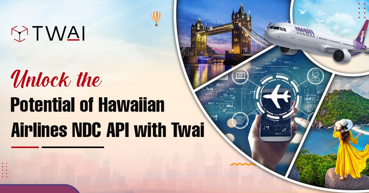 👉Unlock the potential of Hawaiian Airlines ✈️ NDC API with TWAI.
For More Query contact us : 
👉Call :+1 248-793-0000 
👉Mail: info@twai.com 
👉Contact : twai.com/contact-us.aspx
#TWAI #NDCAPI #API #AirlineContent #NDCAggregator #HawaiianAirlines