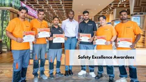 At Floorworld, safety is a top priority. 

We're thrilled to recognise our outstanding Installation & Production teams for winning the Q1 Safety Excellence Awards. Celebrate their achievement with us.

#Floorworld #SafetyExcellence #EmployeeRecognition