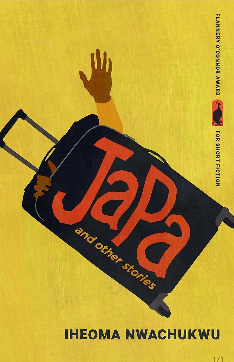 I'm so-so proud &amp; excited to reveal the cover for JAPA AND OTHER STORIES @UGAPress &amp; what a wonderful cover it is! Writing this book was a hard, hard, leap of faith 🙏

Preorder ugapress.org/book/978082036…
Requesting all my author friends and readers to like &amp; share. #japa #Osimhen
