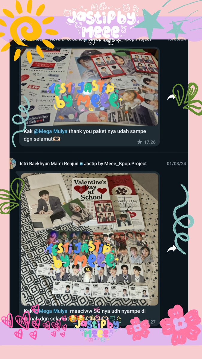 meeekpopproject's tweet photo. Testimoni Jastip by @meeekpopproject 
#JastipbyMeee #JastipTiketKonser #JastipAlbumKPOP #JastipMerchandiseKPOP #JastipKorea #JastipMurah #TabunganKonser #testijastipbymeee #jastipbymeeekpopproject
#ArrivedIna_JastipbyMeee https://t.co/c0RcGu6qU7