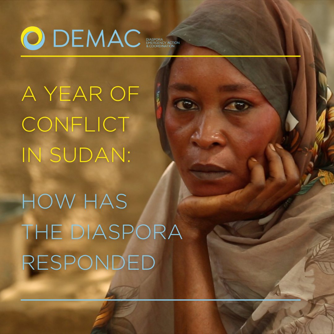 IOM estimates that 6.6 million people are #displaced internally and 2 million sought refuge across borders. During the past year, 13% of Sudanese population was displaced due to the escalating #conflicts. Explore the Sudanese #diaspora response: demac.org/resource-libra… #Sudan