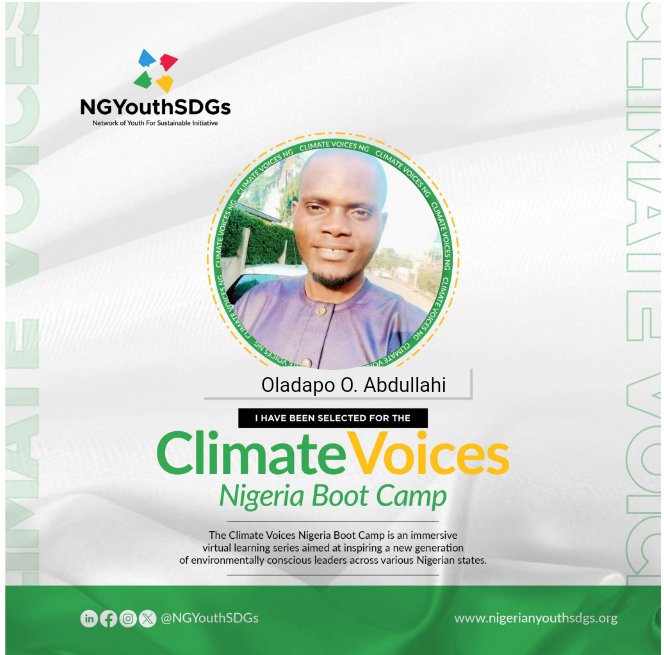 Unite for Climate Actions✊
@NGYouthSDGs @ClimateVoicesNG