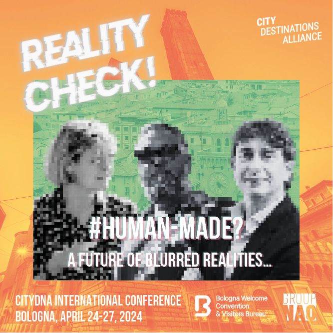 ✔️ #CityDNA #RealityCheck conference in <a href="/BolognaWelcome/">Bologna Welcome</a>: We will explore the future of #AUTHENTICITY in the era of #ARTIFICIAL with @MRReijgersberg &amp; <a href="/EstherOlofsson/">Esther Olofsson</a>  of <a href="/RAUWcc/">Team RAUWcc</a>, Davide Maggi of #cesarine &amp; <a href="/PernilleT/">Pernille Tranberg</a> #dataethics.eu
Register: buff.ly/3P94DHF
<a href="/group_nao/">GroupNAO</a>