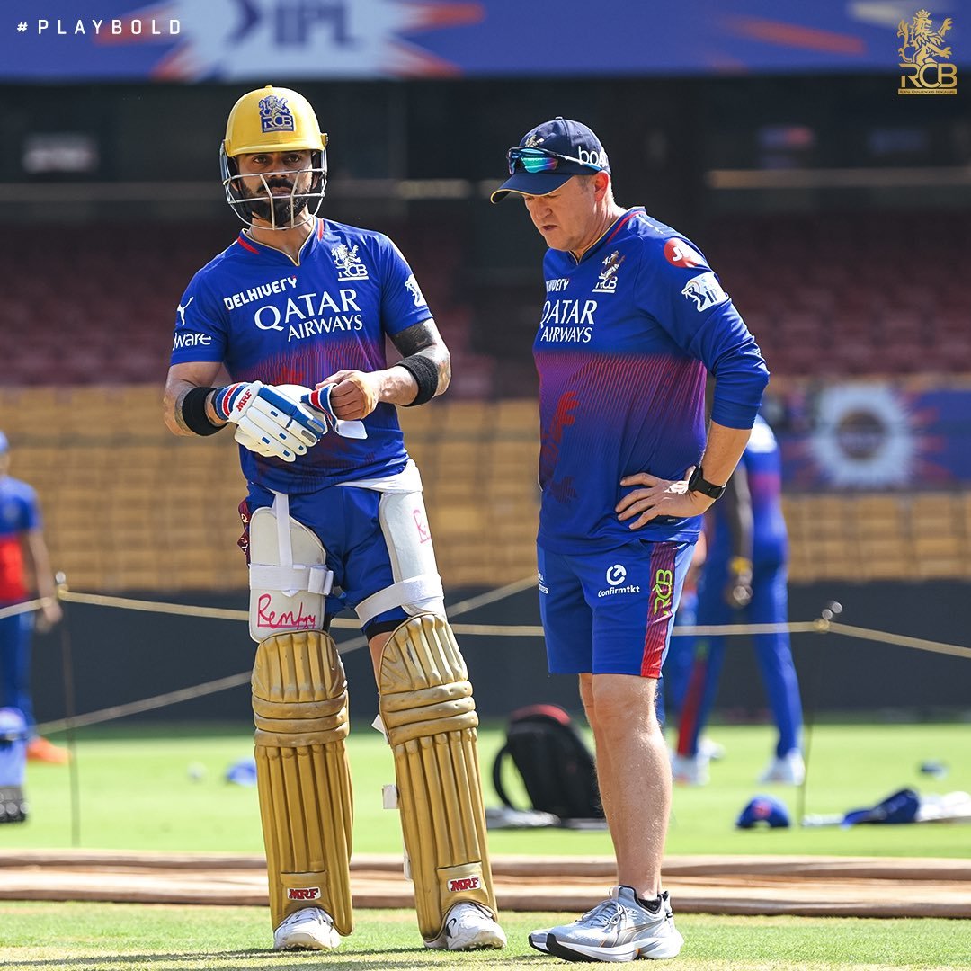 Oam_16's tweet photo. There have been 22 IPL encounters between RCB and SRH. Virat Kohli has featured in 21 of them. He missed the only game in 2017 when he was recovering from a shoulder injury.
#RandomStat https://t.co/veNFAiwieu