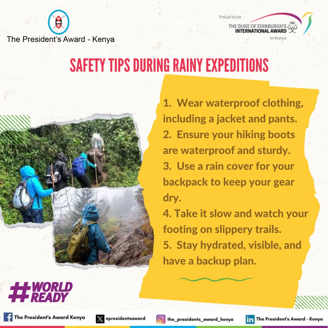 Experiencing trouble with your adventurous journey this rainy season? Stay safe with these tips. #rainydaysafety #worldready