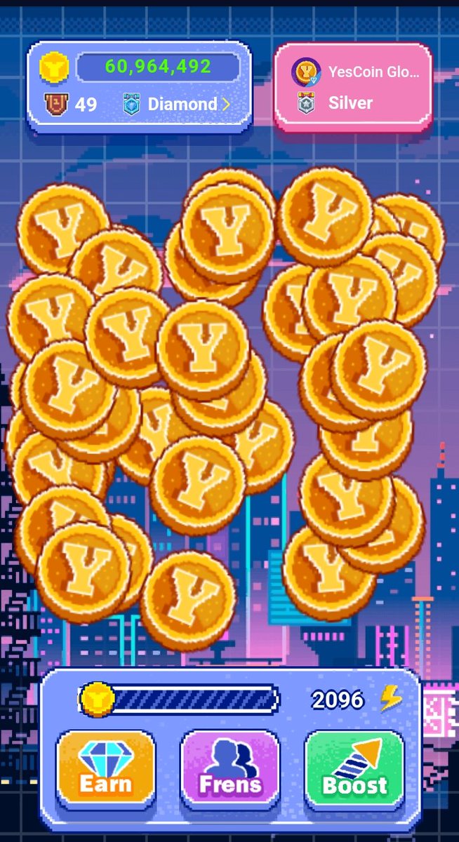 _kyle_cruz_'s tweet photo. The UI is really cool and unique unlike other existing projects that just copied #NOTCoin approach which is Tap-2-Earn ! YESCoin has great possibilities ! https://t.co/TCXMN7MLTa
