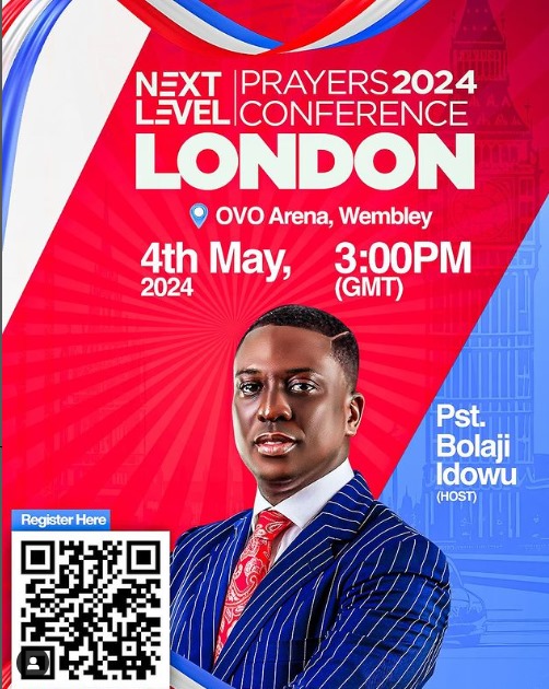 Lawrence_Sld's tweet photo. London!!! Your Next Level Prayer Conference with @pastorbolaji @joemettleand  @sunmisola_agbeb 
is here 📣🔥! 
Register to attend and serve via the link below:
https://t.co/NwjrIKMSFW
       4th of May 2024
📍Ovo Wembley Arena 🇬🇧❤
🕓 3pm
#NLPLondonconference2024 https://t.co/uRg9pq8moz