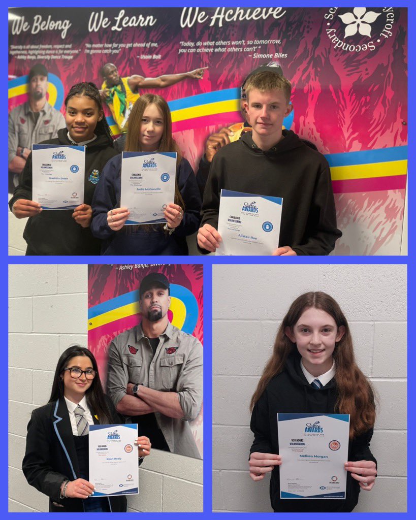 🏴󠁧󠁢󠁳󠁣󠁴󠁿🔵⚪️ SALTIRE AWARD 🏴󠁧󠁢󠁳󠁣󠁴󠁿🔵⚪️

📣 Congratulations to our @smithycroft282 pupils who were awarded their certificates today! 👏🏻

Some of our certificates celebrate: 
🟢 The Approach (10 Hours +)
🟠 The Ascent (50 Hours +)

✨Volunteering SuperStar’s ✨

#WeBelong #WeLearn #WeAchieve