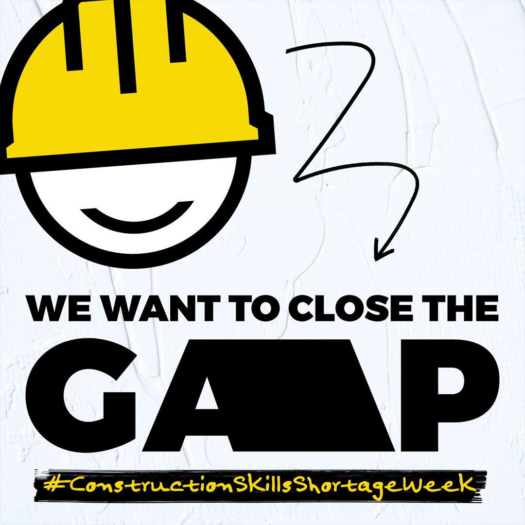 It's #ConstructionSkillsShortageWeek – an initiative launched to raise awareness, challenge perceptions, and unite everybody to tackle the skills shortage in construction. Help us make some noise by downloading and sharing the free resources: bit.ly/CSSW-Resource-…