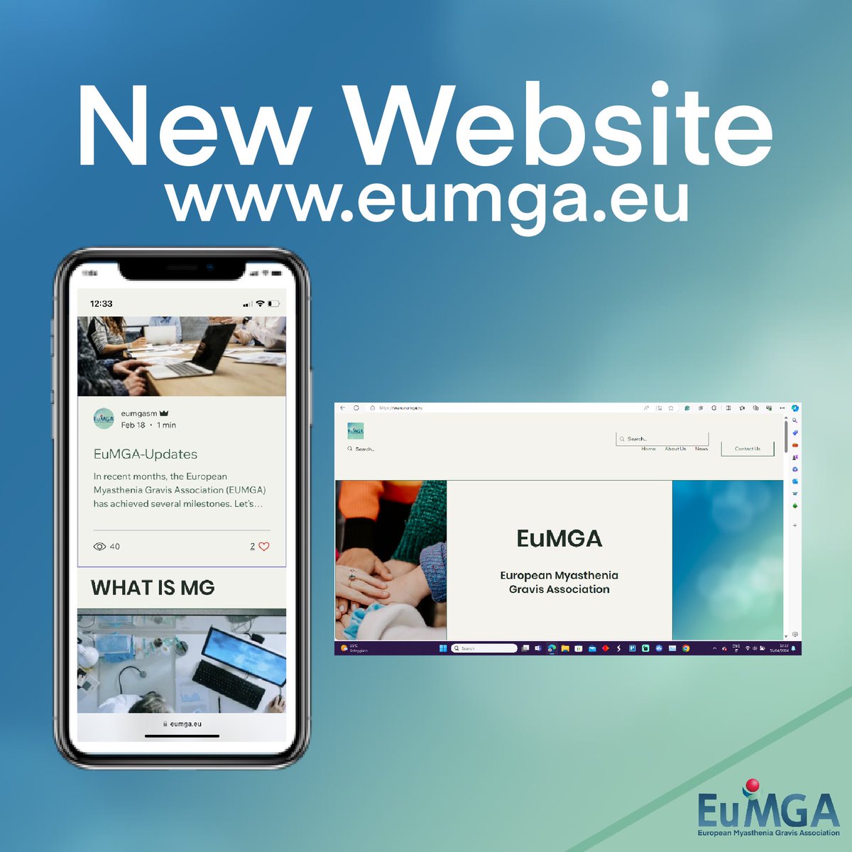 Exciting News: EUMGA's New Website!
Explore our new website, the collective voice of MG patient associations across Europe.
Stay Informed: Check out the latest news and updates.

eumga.eu